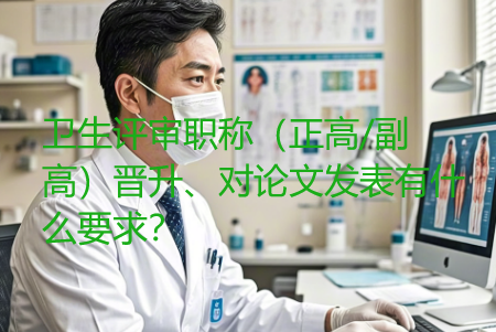卫生评审职称（正高/副高）晋升、对论文发表有什么要求？