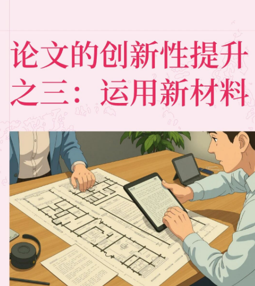 论文的创新性提升之三：运用新材料