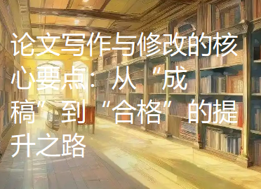 论文写作与修改的核心要点：从“成稿”到“合格”的提升之路